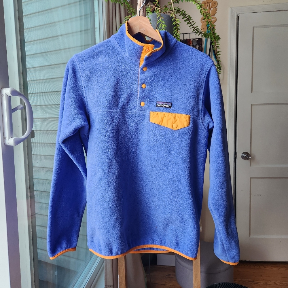 Patagonia Synchilla Lightweight Pullover Fleeces, Purple, Size S